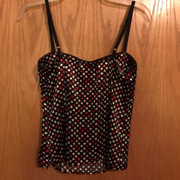 Silk like tank top with a retro style - Picture 4 of 4